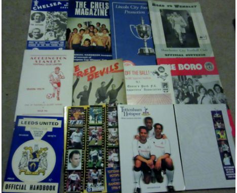 FOOTBALL CLUB HANDBOOKS / PUBLICATIONS X 12
Mixed condition but majority good