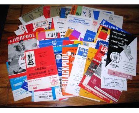 1960'S FOOTBALL PROGRAMMES X 120+
Over 120 Different from 1960/1 to 1969/70.
All seem to be in good condition with some havin