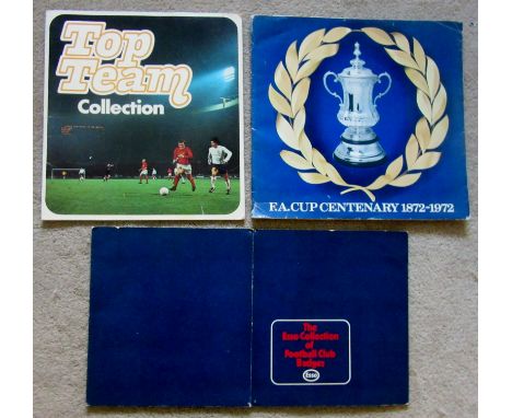 FOOTBALL - PETROL COMPANY '' GIVEAWAYS ''
All 3 are complete with the Esso Badges having a small amount of damage to the cent