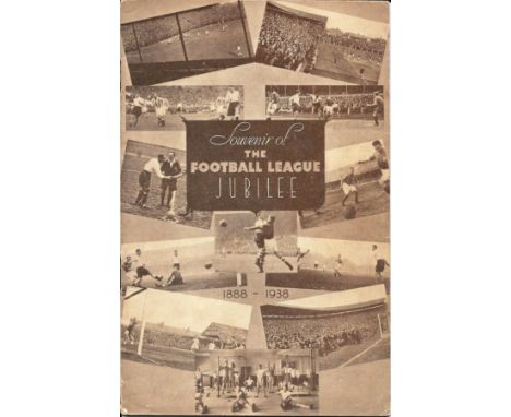 1938 ASTON VILLA V WEST BROMWICH ALBION FOOTBALL LGE JUBILEE FRIENDLY&nbsp;
Approx 2 inch split to bottom of spine,and a litt