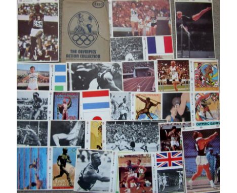 OLYMPICS - FULL SET OF 40 CARDS ISSUED BY ESSO IN THE 1970'S