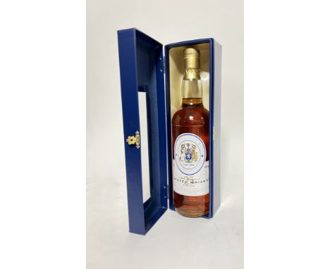 A limited edition (No. 8) bottle of 25 year- old Single Malt Scotch Whisky, bottled by the Signatory Vintage Scotch Whisky Co