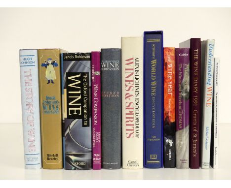 A Selection of 12 Books:- Story of Wine, Hugh Johnson 1989 Wine Companion, Hugh Johnson 1983 Wine Companion, Hugh Johnson 198