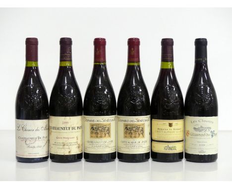 1 bt Châteauneuf du Pape Le Chemin des Mulets 1993 Pierre Perrin vts, bs 1 bt Châteauneuf du Pape Cuvée Mangouste 1999 Marc G