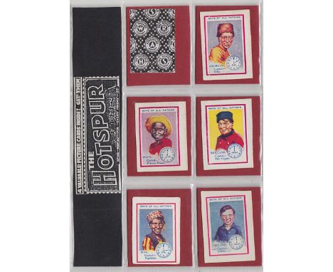 Trade cards, L. Youdell Collection, Thomson, Boys of All Nations, 'K' size (79/80, missing New Guinea, sold with additional p