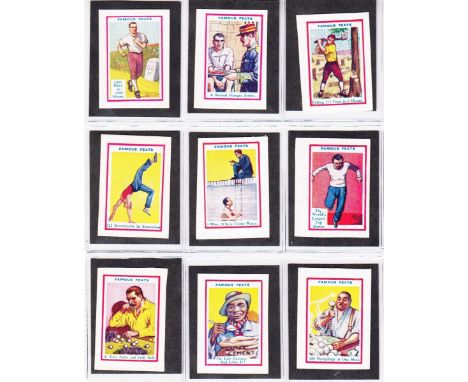 Trade cards, L. Youdell Collection, Thomson, Famous Feats, 'K' size (70/80, sold with part complete special album) (gd/vg) 