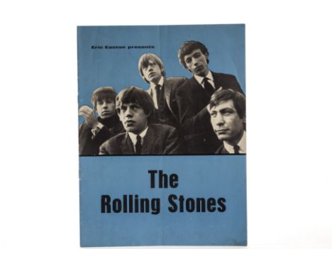 Rolling Stones: Original concert programme, ABC Commodore Theatre, London January 10th 1965, good condition with a vertical f