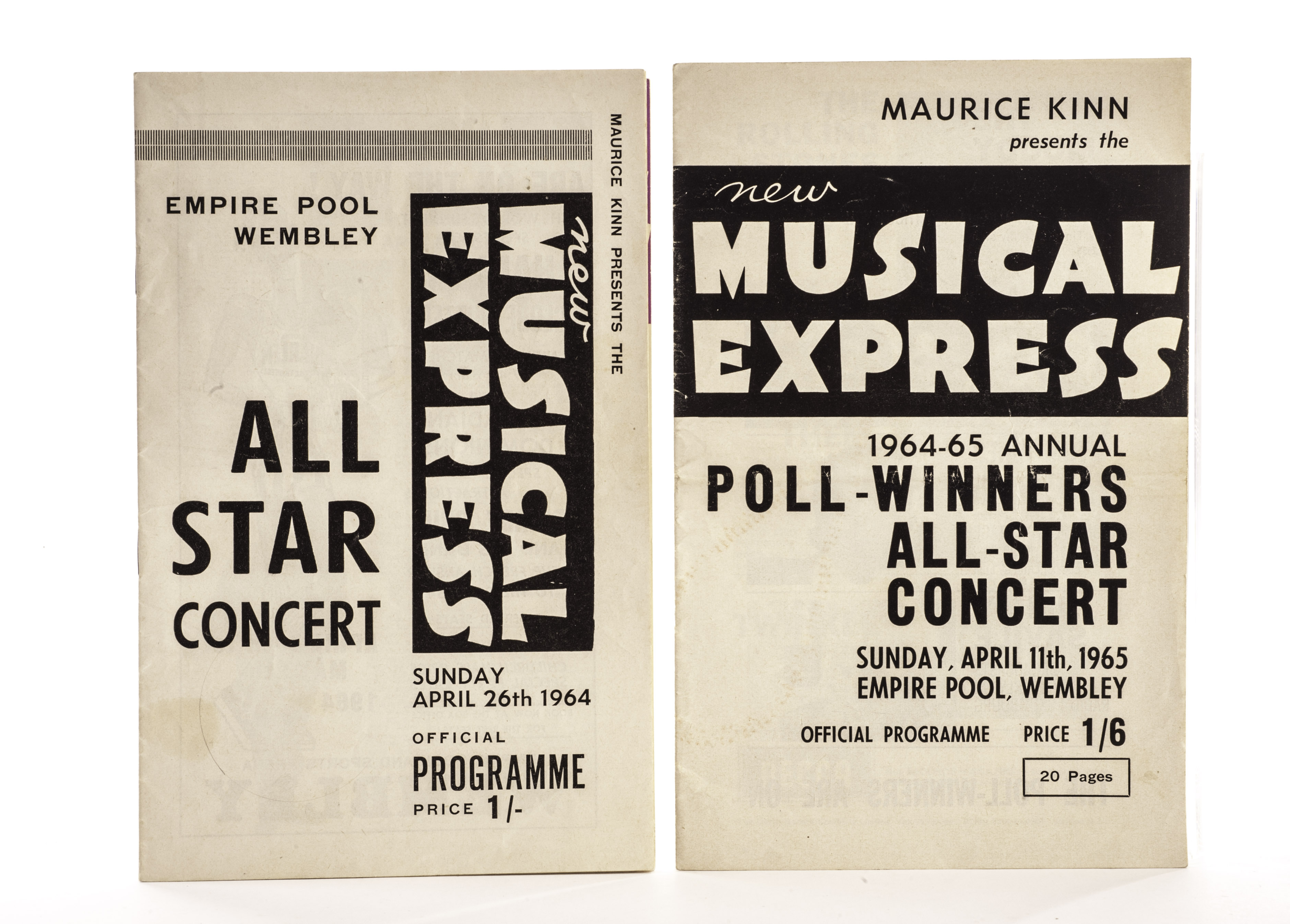New Musical Express PollWinners All Stars Concert, three original