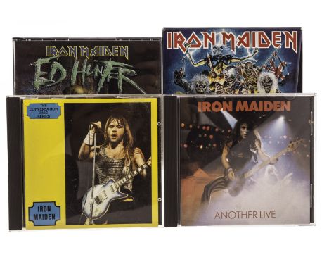 Iron Maiden CD Albums: eleven including Another Live, New York Palladium (Turkish Imports), Death On The Road, Rock In Reo, V