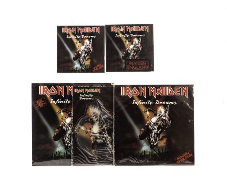 Iron Maiden Infinite Dreams: UK 1989 EMI 7” shaped picture disc, UK 1989 EMI 12” maxi Single, UK 1989 EMI 12” limited poster 