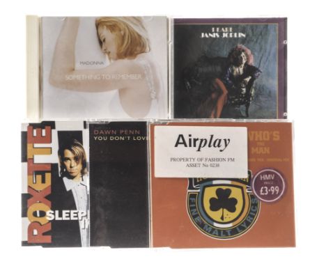 CDs, Singles and Albums: Fifty five plus including Clash, Rod Stewart, Madonna, Beyoncé, Janis Joplin, Rolling Stones, Brian 