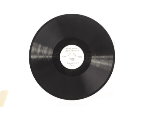 Vocal Records, 12-inch: Ponselle: sixteen records, Victor, Columbia, HMV, including private pressing CSS/RP/DA1-2; Col. Hist.