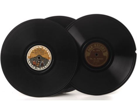 Label records, 10-inch: Aco (4) Anker (3), Albion (2), Aga, Alexander, Aeolian Vocalion (5), Actuelle (3), Ariel (13), Arrow 