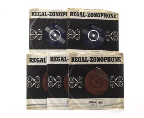 Tyrannosaurus Rex / Marc Bolan: five original singles on the Regal Zonophone label, Debora, One Inch Rock, Pewter Suitor, Kin
