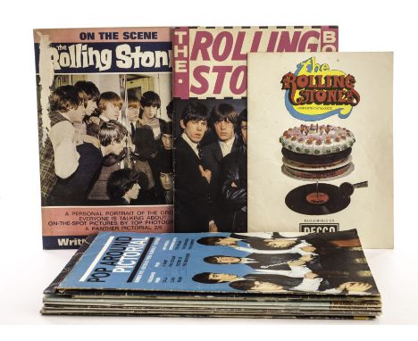 Rolling Stones Magazines: twelve including The Rolling Stones No1, On The Scene, Record song book, Pop Around Pictorial, The 