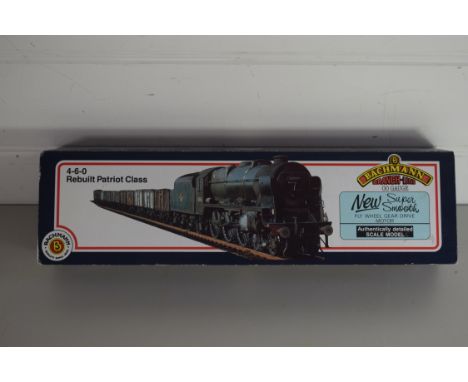 Boxed Bachmann 00 gauge 31-202 rebuilt Patriot "Morecambe &amp; Heysham" LMS lined black No 5526 locomotive 