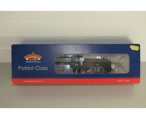 Boxed Bachmann 00 gauge 31-211 Patriot "Homeguard" BR green late crest No 45543 locomotive