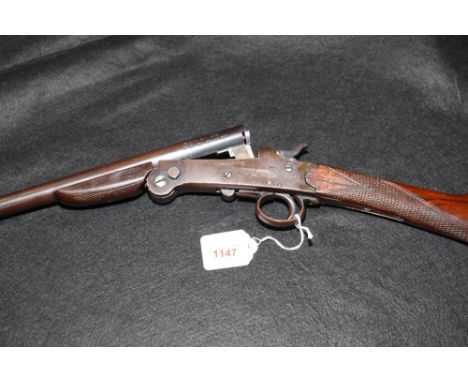 SHOTGUN: Number 7498, a Modern Arms 0.410 single barrel folding shotgun, with external hammer, 30" barrel, 2 1/2" chamber nit