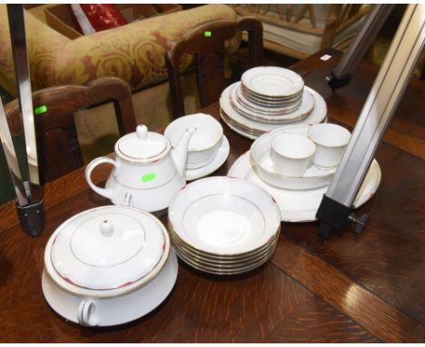 A partial Noritake dinner and tea service, Equator pattern