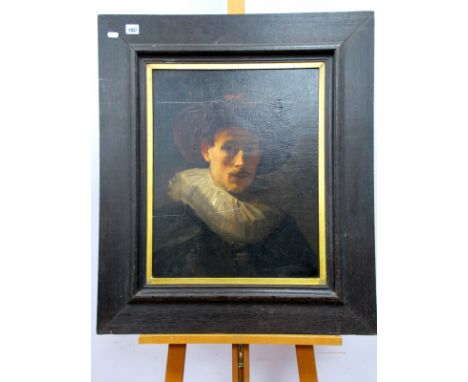 ENGLISH SCHOOL (XIX Century) Portrait of a Cavalier, oil on canvas, unsigned, 51 x 41cm.
