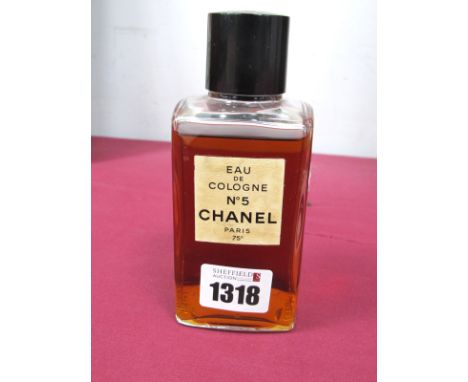 Vintage Chanel No 5 Eau de Cologne, bottle 10.5cm high.
