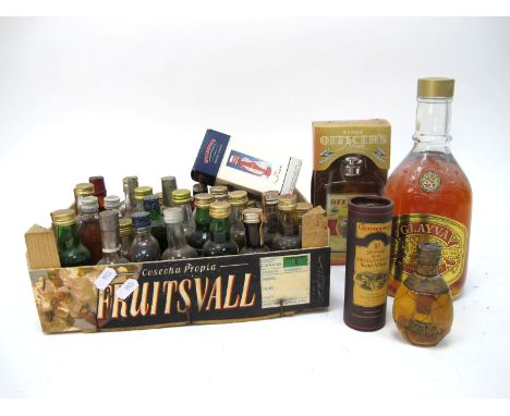 Whisky - A Collection of 30+ Scottish &amp; Other Miniatures, including Glayva Scotch Liqueur, Dimple, Glenmorangie, etc.