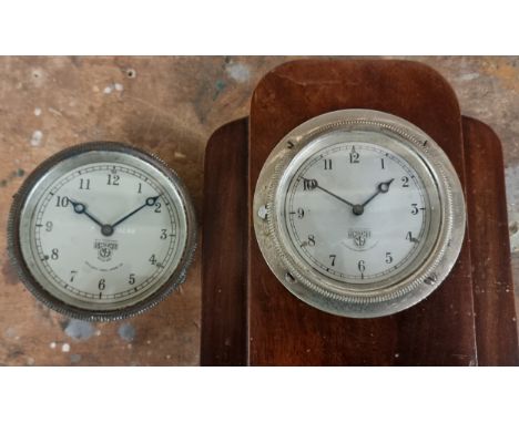 A Smiths vintage dashboard clock, P.132.861 and another P.202.999 (2)