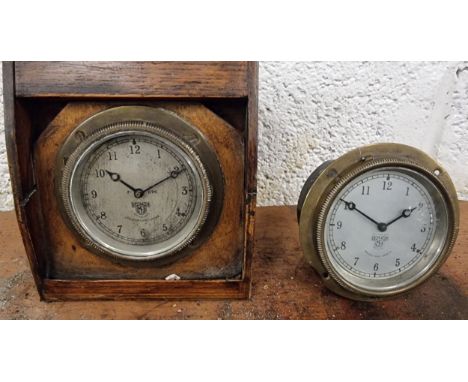 A Smiths Vintage dash clock, P-11.941 and another P.149.775, spares or repair (2)