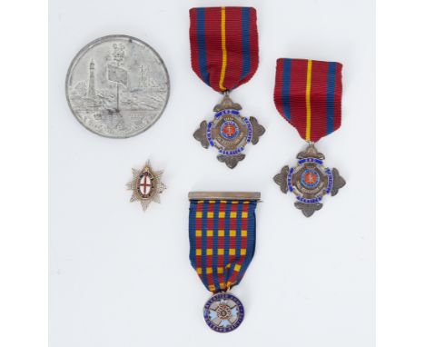 A Salvation Army The order of Long Service medal for 50 years’ service, silver and enamels inscribed ‘To Commissioner Frank D