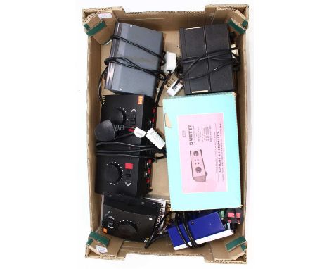 Tray of controllers. These are all unchecked and offered with the usual caveat that they should be electronically checked. Th