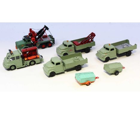 Code 3 1/50 scale loose diecast to include a Lonestar Modern Army Series lorry having a pastel green body with silver bed and
