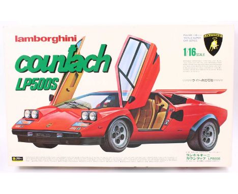 FUJIMI 1.16 scale, World Super Car Series, RC102 Lamborghini Countach LP500S inc Full detail engine/chassis/interior over 300