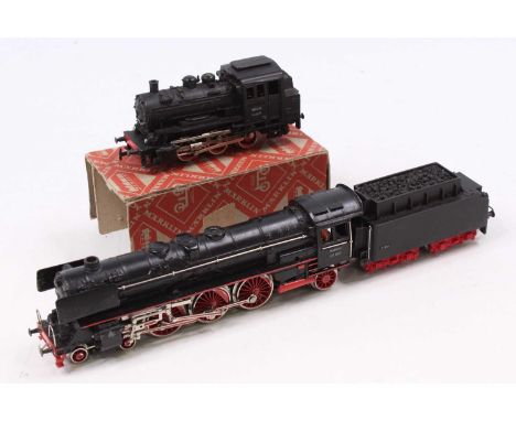 Two Marklin locos both 3-rail: Ref 3048 4-6-2 loco &amp; tender (E) with 3006 tank loco 0-6-0 (E)