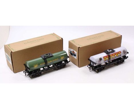 Darstaed bogie tankers Regent, white; & BP, green, both in original boxes 
