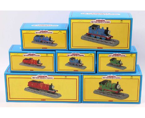 The Leonardo collection of Thomas the Tank Engine and Friends moulded and coloured items, in original packaging: Larger scale