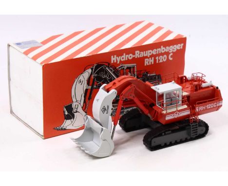 A Conrad 1/50 scale O&amp;K No. 2771 H-120C Hydraulic Mining Shovel housed in polystyrene with a pictorial card sleeve (NM)