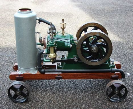 A very well-engineered Circa 1909 Stuart Turner Gas Engine fully restored in working condition with calor gas conversion and 