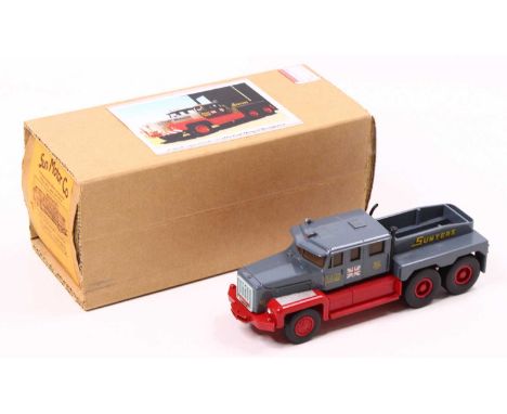 A Sun Motor Company 1/48 scale white metal kit built model of a 170 Rotinoff Super Atlantic Prime Mover, having grey body wit