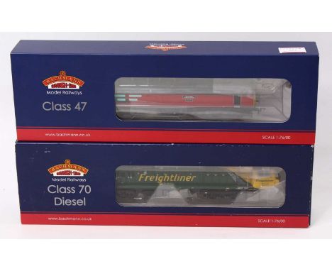 Two Bachmann Branch-line diesel locos, 21 DCC: 32-817 class 47 No.47745 ‘Royal London Society for the Blind’ RES livery; 31-5