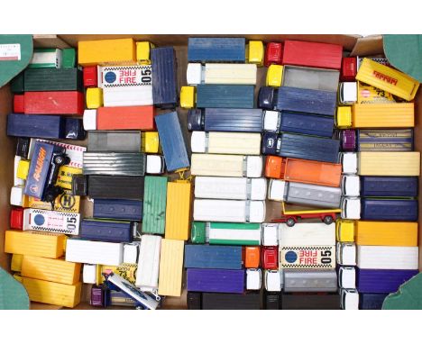 One tray of Corgi and Corgitronic commercial vehicles and cargo trucks to include a Shell Ford Cargo Truck, a BP MAN truck, a