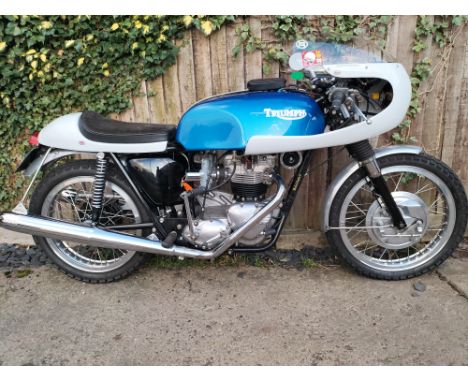 1968 Triumph 744cc Thruxton Bonneville ReplicaRegistration no. STN 42FFrame no. T120 DU83116Engine no. T120C DU63999Inspired 