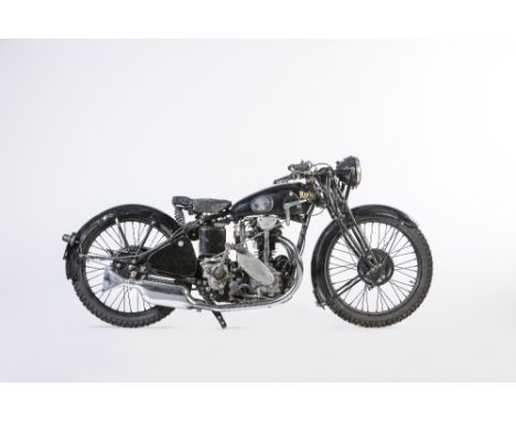 Property of a deceased's estate1933 Rudge 350cc RadialRegistration no. PSL 474Frame no. 50821Engine no. 8056 (see text)The fu