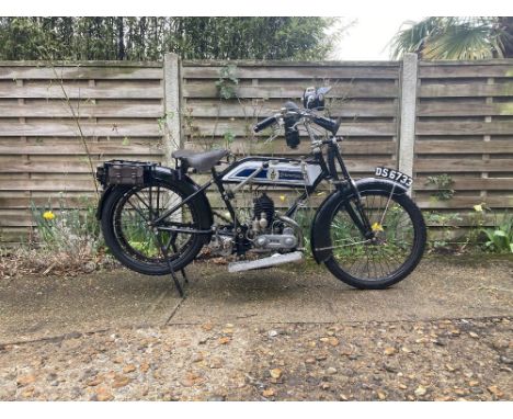 1916 Coventry Eagle 269cc Model 1Registration no. DS 6733Frame no. 1750Engine no. A2201Dating from 1916, this Coventry Eagle 