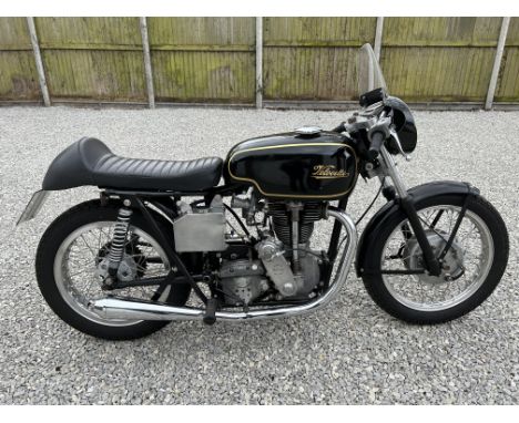 c.1957 Velocette 349cc Venom/KSS SpecialRegistration no. YSJ 842Frame no. RS10265 (see text)Engine no. KSS 10579Slotting Velo