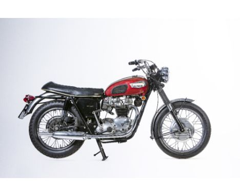 1968 Triumph 649cc T120R BonnevilleRegistration no. RUE 438FFrame no. T120R DU72156Engine no. T120R DU72156As the 1960s dawne