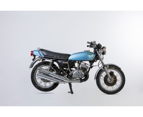 1979 Kawasaki KH250B ProjectRegistration no. GGK 774TFrame no. KH250B-025899Engine no. S1E055345 (see text)Capitalising on th