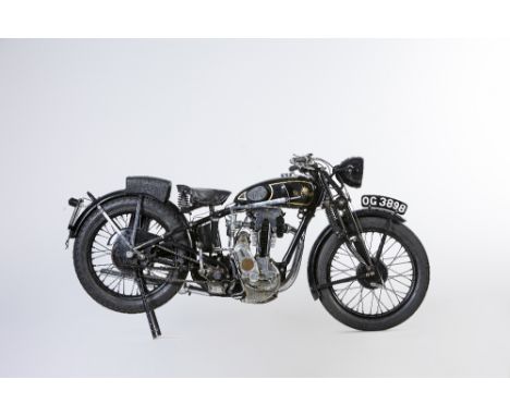 Property of a deceased's estate1930 Sunbeam 347cc Model 8Registration no. OG 3898Frame no. D5743Engine no. K3343This Vintage-