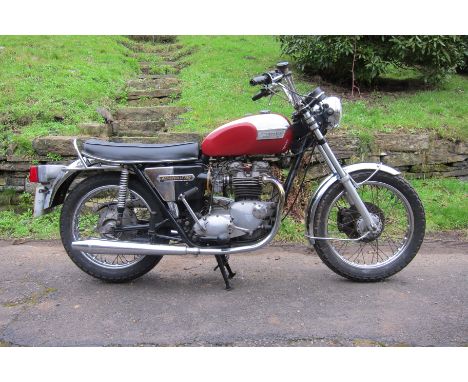 1975 Triumph 744cc Bonneville T140VRegistration no. LHP 41PFrame no. T140V GK62178Engine no. T140V GK62178By 1973, Triumph ha