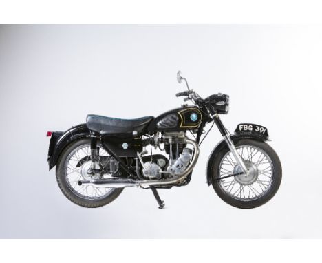 1957 AJS 498cc Model 18SRegistration no. FBG 391Frame no. A53814Engine no. 57/18 S 130695Associated Motor Cycles announced it