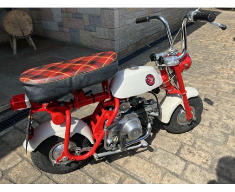 1967 Honda 49cc Z50M  'Monkey Bike'Registration no. KFW 593EFrame no. Z50M-101673Engine no. Z50ME-101258With the launch of th